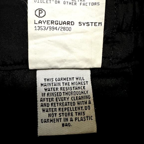 Bogner Ski Pants Layerguard Nylon Straight Snowboard Winter Black 10 30x28 - Picture 5 of 6